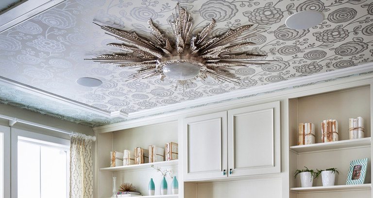 4 Custom Wallpaper Ideas not to Miss out for Changing the Look of the Ceilings