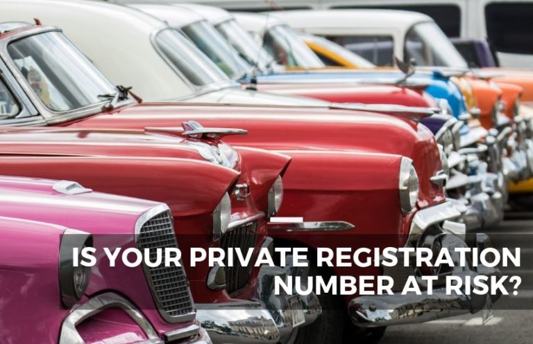 Is Your Private Registration Number at Risk?