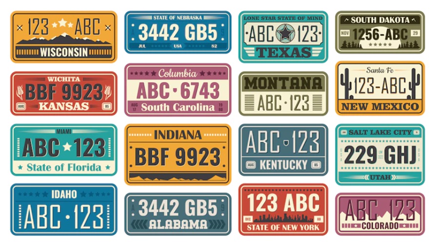 customized number plates